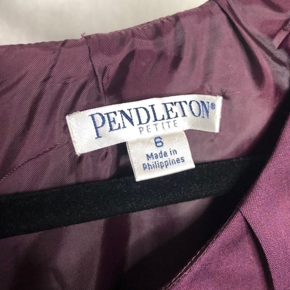 𝅺pendleton Petite Plum Career Dress - Picture 5 of 7